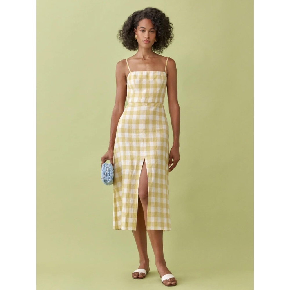 Reformation Nią Linen Dress